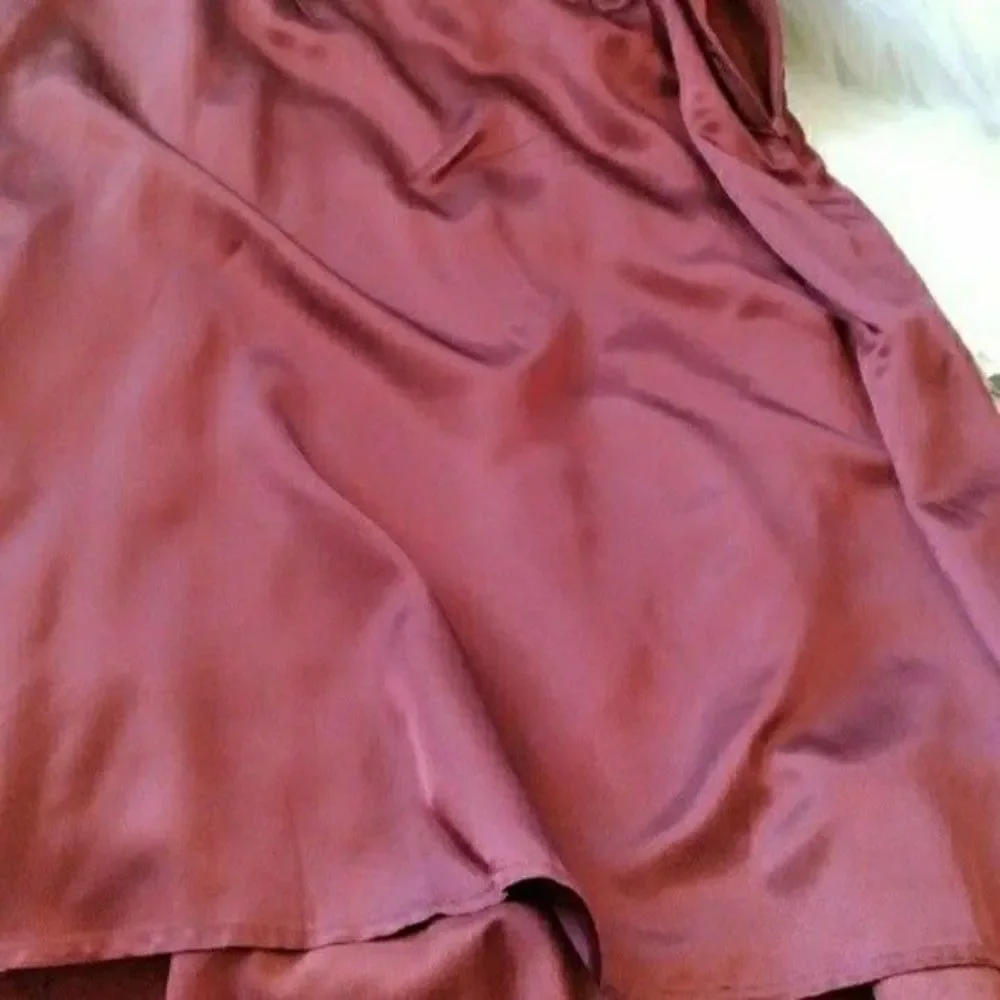 RED MERLOT SUIT FAUX SUEDE SIZE 8 WOMENS SZ 8 GUC